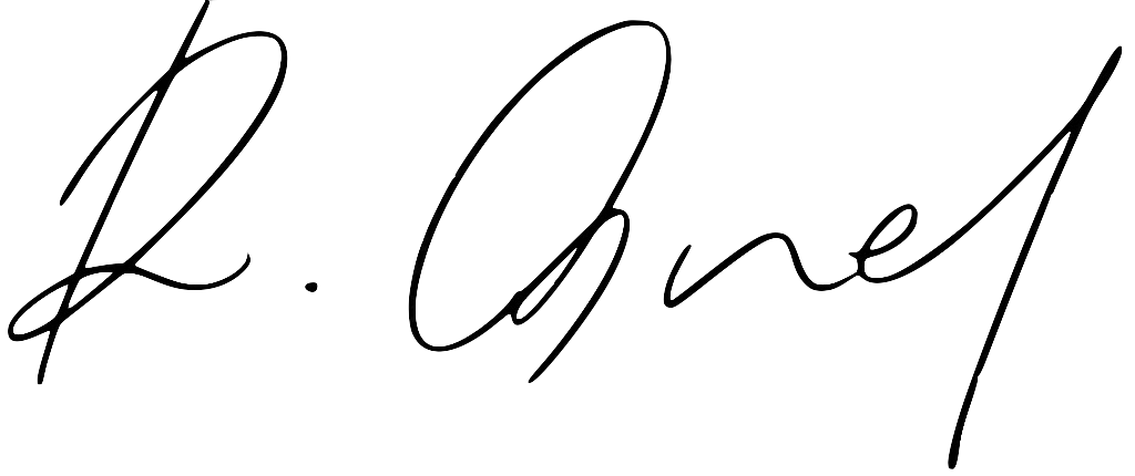 Unterschrift von Ricardo Snel