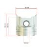 Kolben Kubota D1402 | V1902 | L2202 | L2402 | L2550