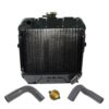 Radiator Iseki TU1400 - TU1600 | TX1410 - TX2160 | Bolens G152 - G174 | Incl. Radiator Hoses