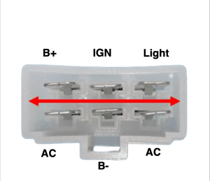 Spanningsregelaar Kubota | Yanmar | Hinomoto | 6 plugs | Shop4Trac