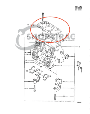Joint de culasse Yanmar F24 | FX24 | Shop4Trac