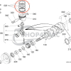 Aros de pistón Kubota D1703M | D1803M | V2203 (IDI) | Motor V2403 (IDI)