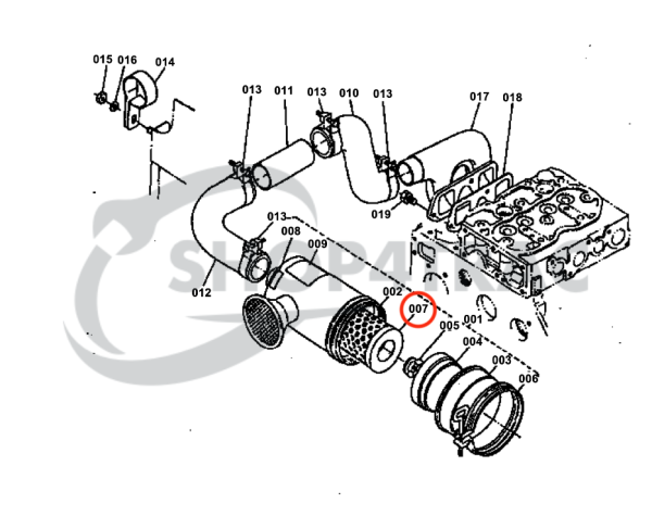 Luchtfilter Kubota | Yanmar | Mitsubishi | Shibaura | MF | JD | Satoh | BCS | Goldoni