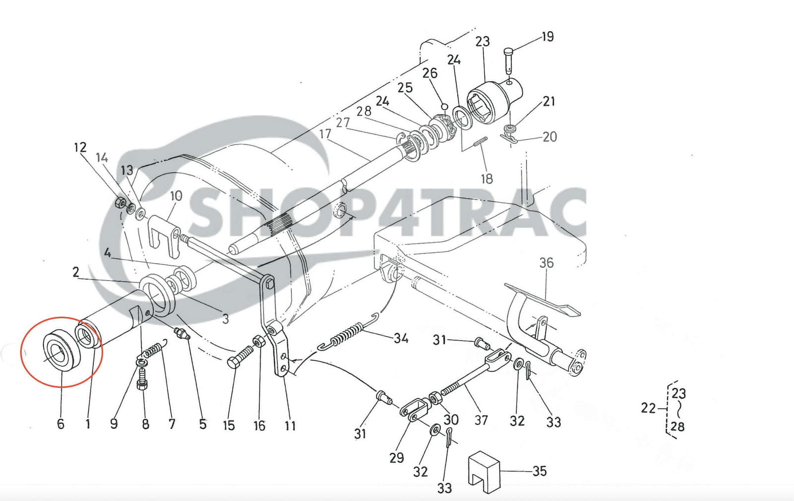 Clutch Kit Kubota B5001 - B7001 | B5000 - B7100