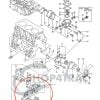 Pompa dell'acqua Yanmar 3TNV88, 4TNV88 con tubi | Shop4Trac