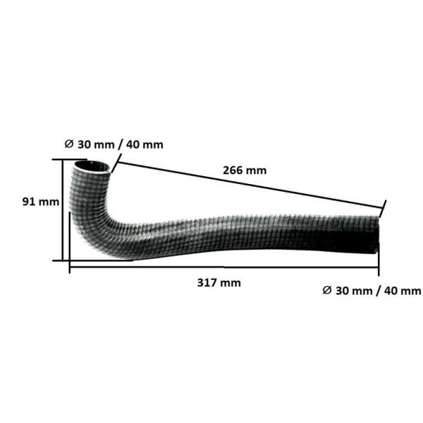 Kühlerschlauch Hinomoto E23 E25 | Shop4Trac