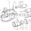 Starter motor Iseki TM- TXG - SF | E3100-3112 | 228000-8160 | Shop4Trac