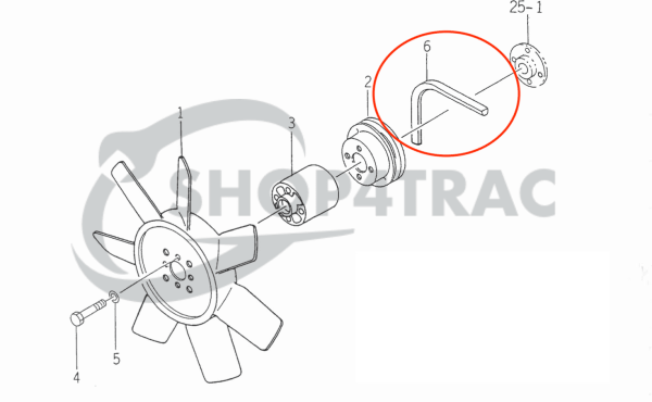 Pasek klinowy Iseki TX1300 - TX1500 | Sklep4Trac