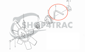 Cinghia trapezoidale Iseki TX1300 - TX1500 | Shop4Trac