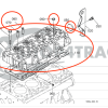 Głowica cylindrów Kubota V1505 | V1505-T | Ryś rudy | Gigant | Schaffer | Sklep4Trac