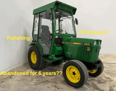 Mini traktor John Deere 855 w zastępstwie Iseki - Jaka jest różnica między Japończykiem a Amerykaninem?