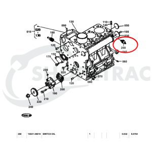 Öldruckschalter Kubota | Mitsubishi | Yanmar | Hinomoto | Shop4Trac
