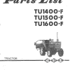 Manuel Iseki TU1400F - TU1600F