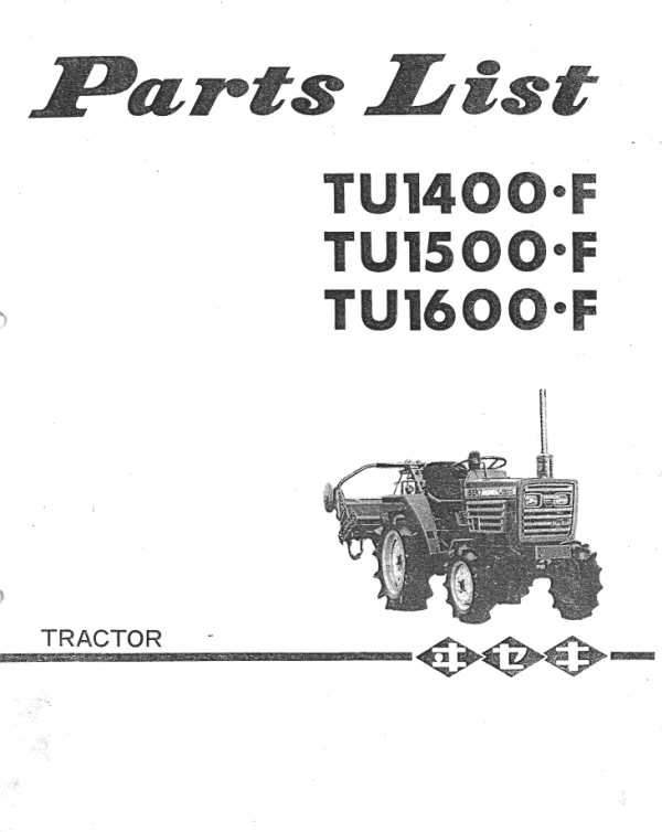 Manuel Iseki TU1400F - TU1600F