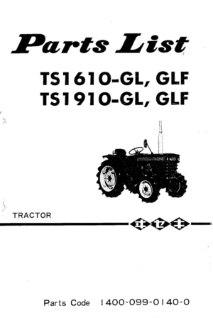 Handleiding Iseki TS1610 - TS1910 | TS2201 - TS2202
