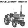 Kubota B1600 - B1600DT Handbuch