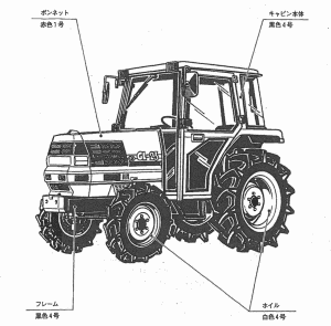 Manual Kubota GL23 lista de piezas | Japonés