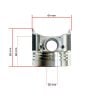 Tłok Kubota D662 | D662-E | D662-EB | Kubota D662-E2B
