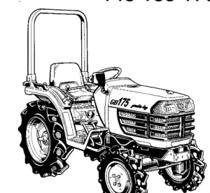 Manual Kubota GB145 - B175 | Todos los idiomas