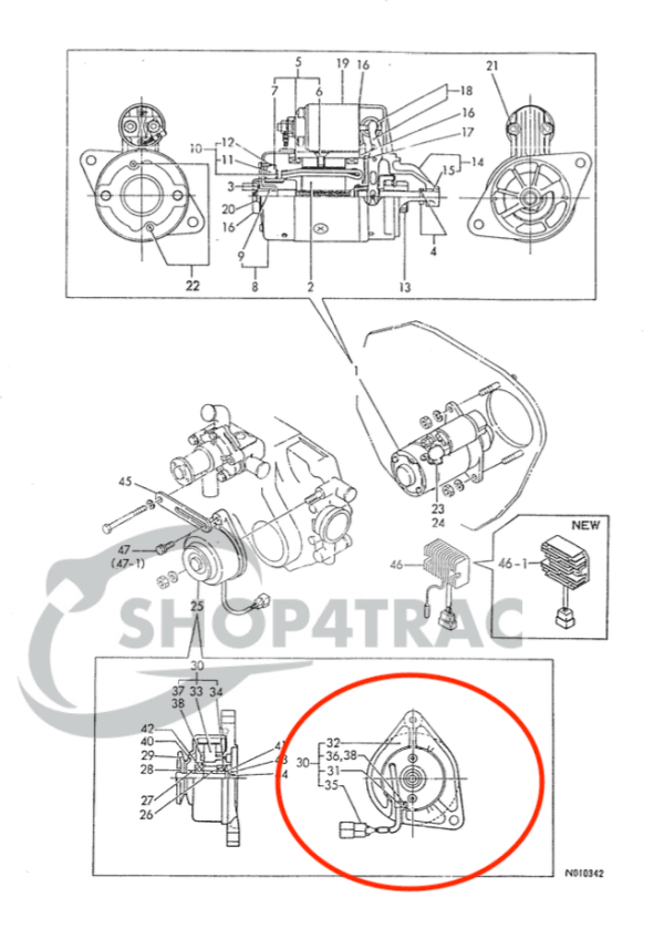 Lichtmaschine Yanmar | Shop4Trac