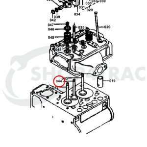 Valvola di scarico Kubota ZL600 | B6000| Shop4Trac