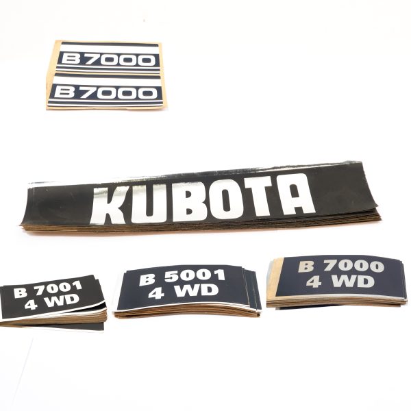 Adesivi Kubota | B7001 | B5001| B7000| 4 ruote motrici