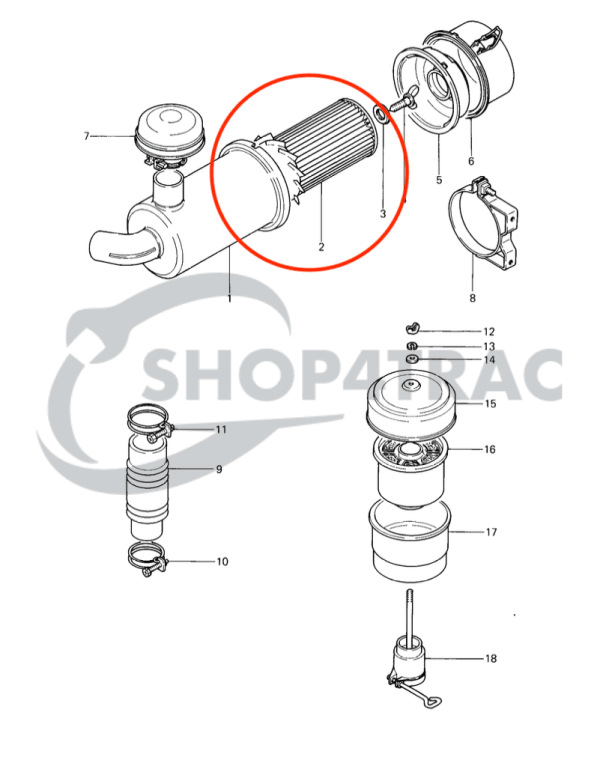 Kit Filtri Mitsubishi MT27 - MT33D | Shop4Trac