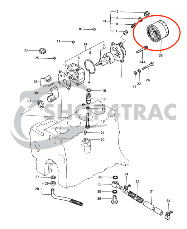 Kit Filtri Mitsubishi MT27 - MT33D | Shop4Trac