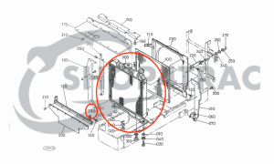 Radiatore Kubota L1-18 - L1-245 | L2650 - L2950 | ZL1-18 - ZL1-245 Zen-noh | Shop4Trac
