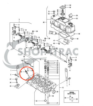 Glow plug 3TNV88 | 4TNV88 | Shop4Trac