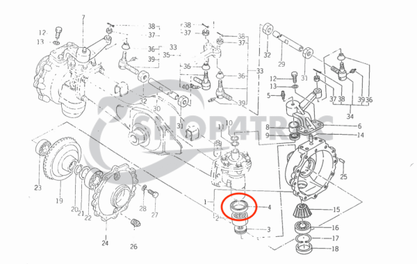 Front axle Oil Seal Shaft seal | Fusion Iseki TL | SF | TF | T.M