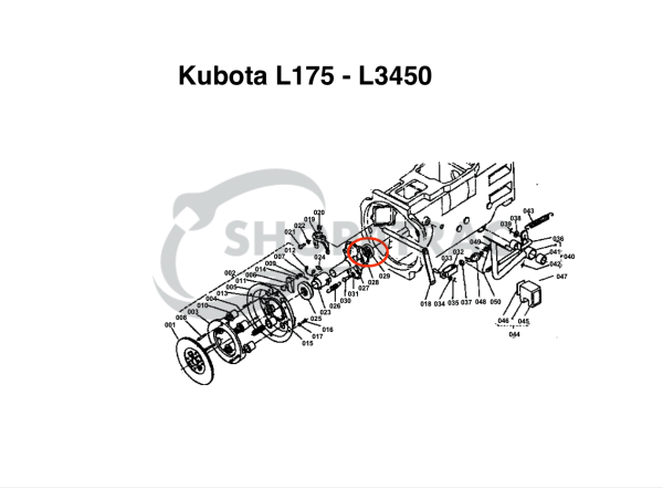 Wellendichtring Kubota L1500 – L3450 | Kioti-Dichtung Zapfwelle CK25 – CK30 | DK35 – DK55 | TC255210