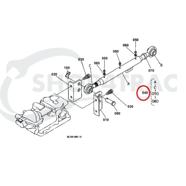 Tercer punto Cat. 1 para minitractor – Kubota | Iseki | Yanmar | Mitsubishi | Bolens | Case IH