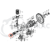 Kubota ZL600 | B6000 – B7000 | Zen-noh ZB6000 – ZB7000 Crankshaft seal front
