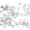 Krukas keerring voorzijde Isuzu Iseki TA207 - TA317 | TS1610 - TS4510 | TU180 - TU257