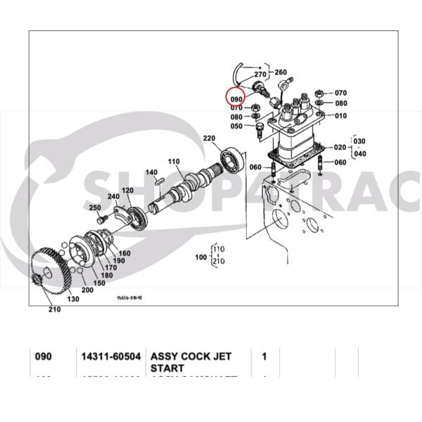 Valve de purge Kubota GL | B | L | Lynx