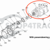 Hydrauliekpomp Kubota GL19 – GL338 | L3600 – L4610(dubbel met stuurbekrachtiging)
