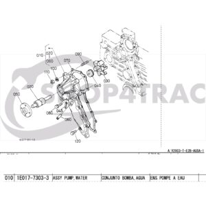 Waterpomp Kubota V2003 | V2003-T | Bobcat