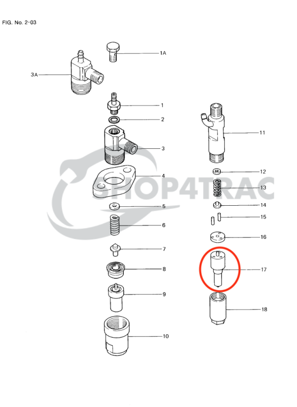 Einspritzdüse Mitsubishi K3F – K4F-DI | K3G – K4N | DLLA150P73