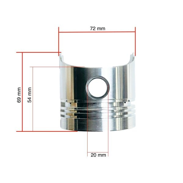 Kolben Yanmar 2T72 | 3T72 | F15 | YM180