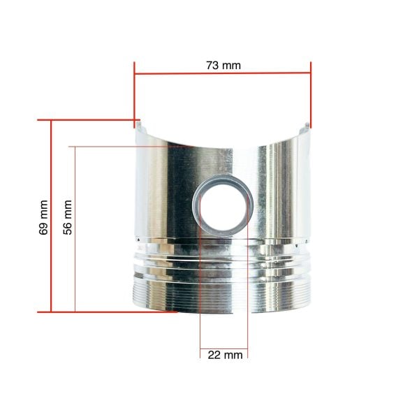 Piston Yanmar 3T75U | YM1600 – YM250 | F16