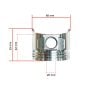 Piston Yanmar 2TNE68 | 3TNE68 | Takeuchi | Komatsu 3D68E