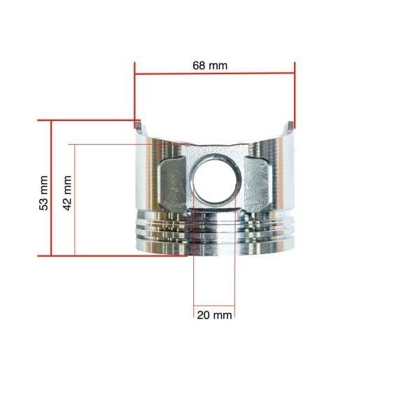 Piston Yanmar 2TNE68 | 3TNE68 | Takeuchi | Komatsu 3D68E