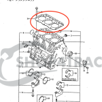 Gasket set Yanmar F17 - F175 | FX16 - FX175D | F5 - F7 | 3TN75U