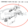 Motorino di avviamento Iseki TM15 – TM223 | Agco25 | Challenger MT225 | E3112 – E393