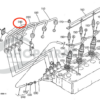 Ligne d'injection | Conduite de pression Kubota V1305 | V1505 | D1005 | D1105