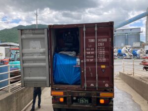 Exportación de tractores de carga de contenedores de Japón a Países Bajos