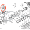 Aros de pistón Kubota V2607 | 2607-DI | V2607T | gato montés | Menzi