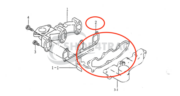 Culasse Iseki E3CD | E3CD-T | E3CE | complet + joint de culasse + bougie de préchauffage