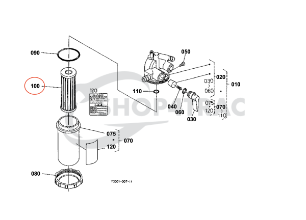 Kit de filtres Kubota B2150 | B2150HST – B9200HST | D950